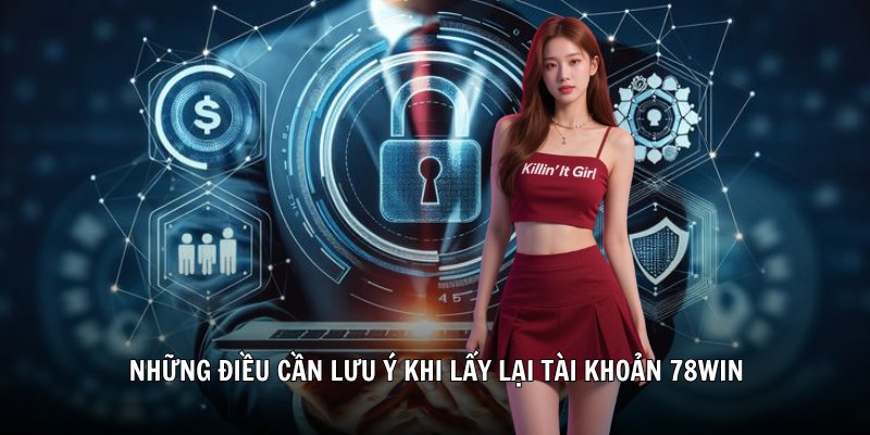 Những điều cần lưu ý khi lấy lại tài khoản 78Win